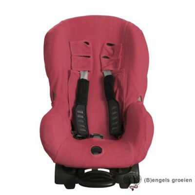 Universele autostoelhoes - Badstof - Fuchsia