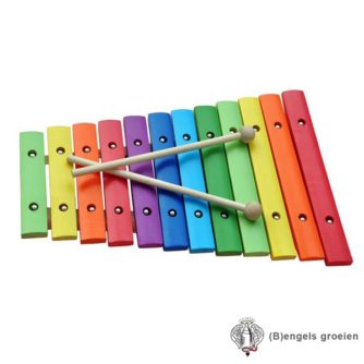 Xylofoon - 12 toons - gekleurd