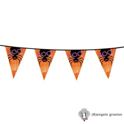Halloween - Vlaggenlijn - Zwarte Dieren - 6 m