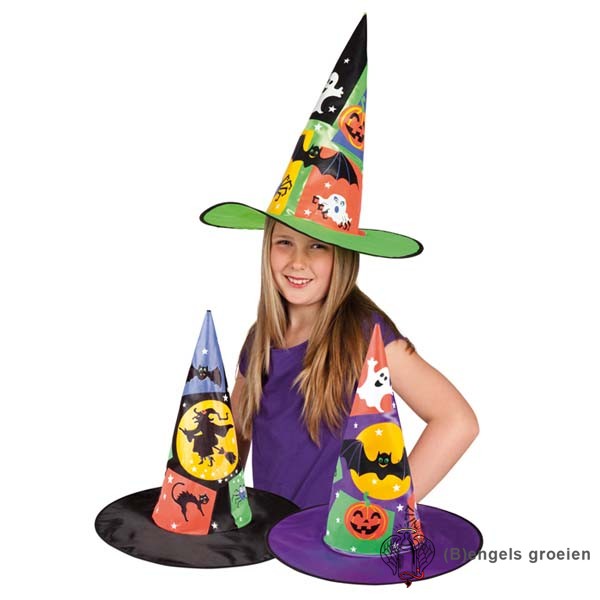 Halloween - Heksenhoed - Kind - Zwart