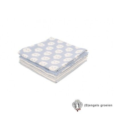 Hydrofiel luiers - Owl - Blauw (6 st.)