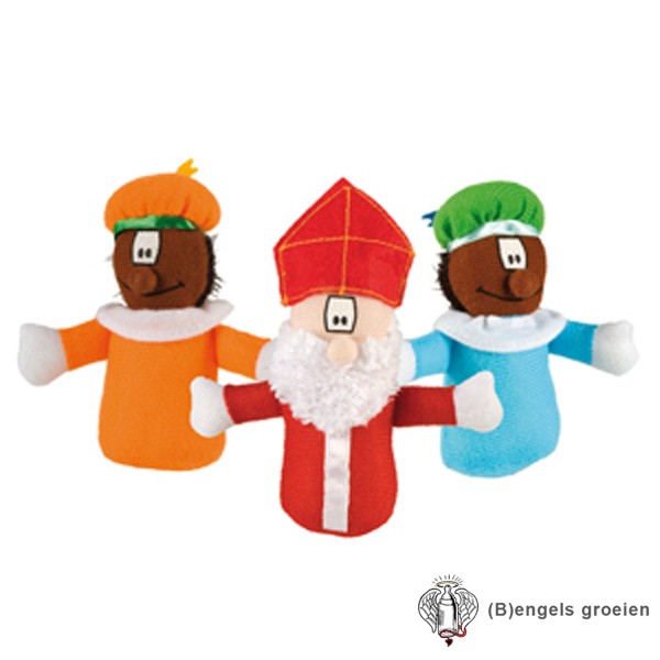 Sint en Piet - Speelpoppetjes - 10 cm