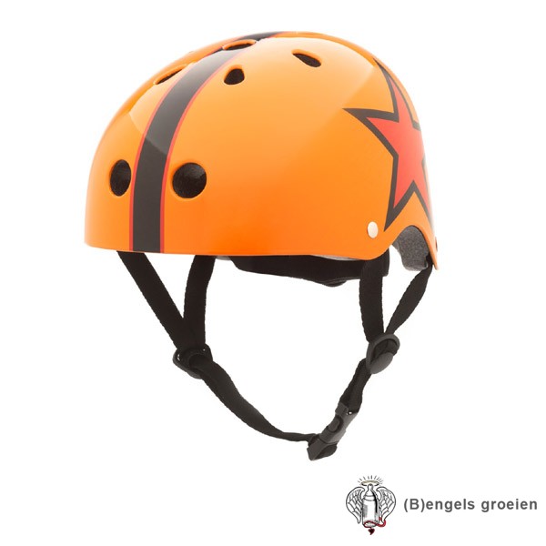 Veiligheids helm - Oranje met Ster - S