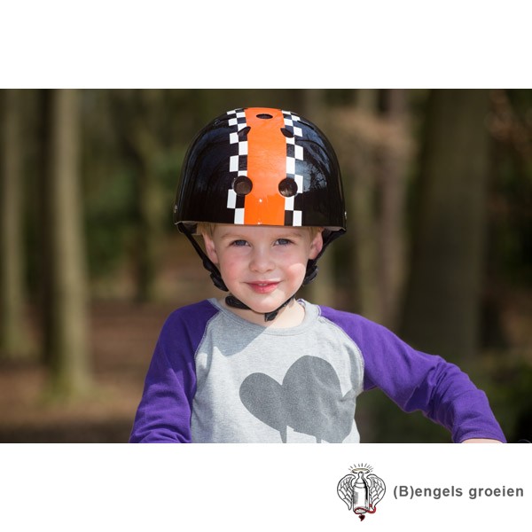 Veiligheids helm - Oranje met Ster - S